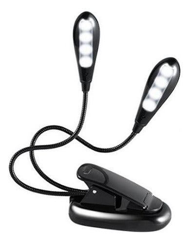 Octo LED Matrix Light WML-08 for Music Stands with 2 Arms USB Clip 0
