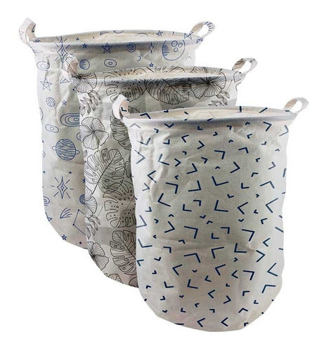 Vonne Foldable Fabric Laundry Basket 3