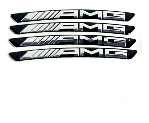 AutostylePro Mercedes AMG Decorative Rim Emblems Kit 0