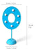 Number 10 LED Table Light - Luminous Light Blue Cake Topper 4