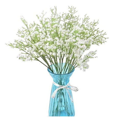 Flores Artificiales Decorativas Vara De 60cm Gypsophila 0