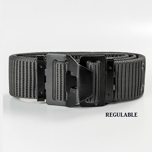 Rerda Tactical Police Web Belt with Metal Buckle 1