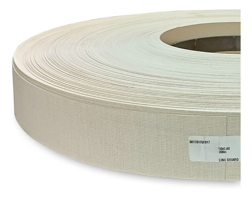 CANTOCHAP - GREENWAY Tapacanto PVC Lino Chiaro 0.40 Mm X 50 Mm 10m S/ Pegamento 7