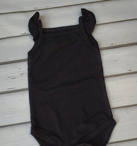 Baby Girl Tank Top Bodysuits Solid Colors 100% Cotton 5