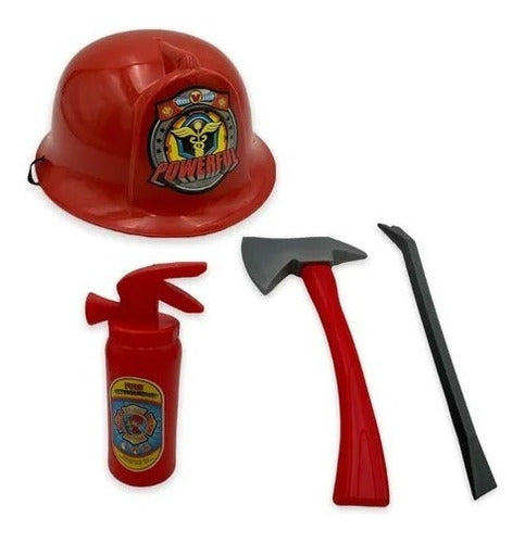 Patagonia Home Firefighter Accessories Set + Toy Helmet for Kids 0