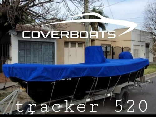 Coverboats Funda Lona Cobertor Tracker 520,640 Pescador Consola Capucha 3