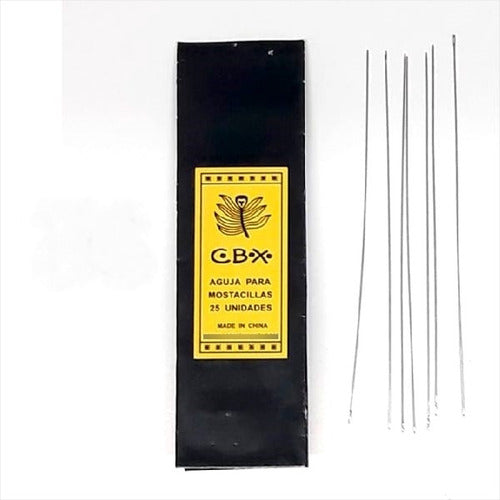 CBX Long Fine Metal Beading Needle Unit 0