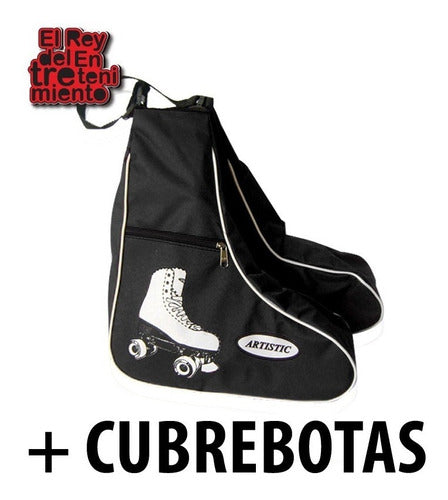 Artistic Bolso Alforja P/patines + Cubre Bota Lycra De Calidad El Rey 4