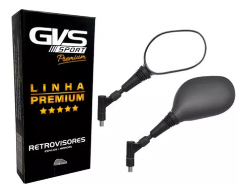 Retrovisor Par Gvs 360 Mod Xt 660 Honda Xre 190 300 Bros Nxr 0