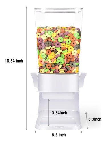 Mivvosakuki Double Cereal Dispenser Countertop 2