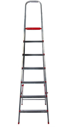 Lüsqtoff Lightweight Aluminum Ladder 7 Steps ESL215-77 3