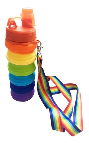 Cresko Botella Silicona Plegable Original Pride Fitnes Premium 0