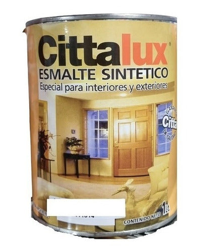 Citta Lux Synthetic Enamel Paint Matte Black 4 Liters 0