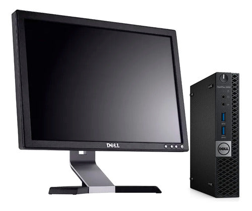 Dell Mini PC Intel Core I3 4160t 8GB HD 500GB Win 10 + Monitor 0