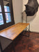 Industrial Iron and Wood Desk 2