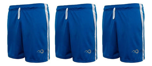 Sporty Men's Running Tennis Padel Shorts Pack X3 0