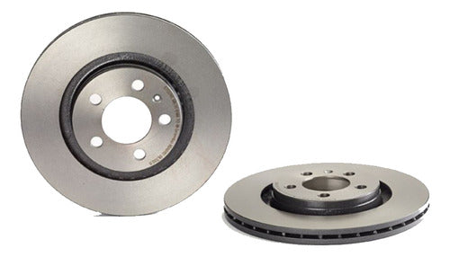 Corven Kit 2 Front Brake Discs for VW Fox Crossfox 1.6 8v 0