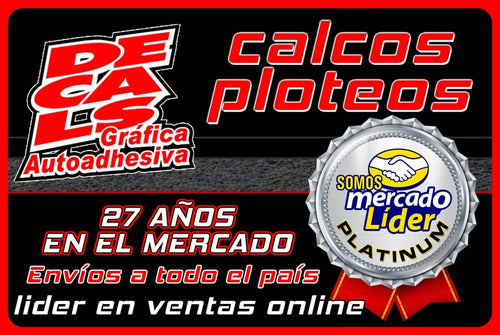 Calco Chevrolet Tracker Sw4 Juego 6