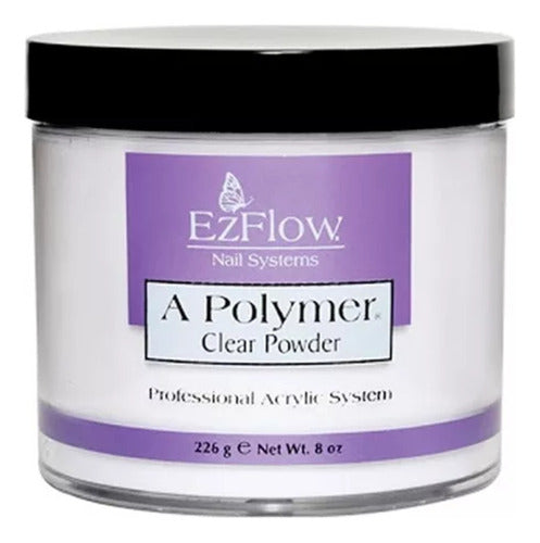 EzFlow A-Polymer Acrylic Powder for Nails 226g 0