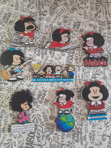 Azul Frida Tourist Magnets Argentina Tango Mafalda and More Set of 9 3