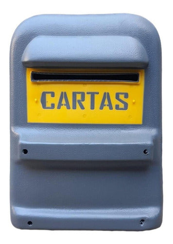 Inplast Large Gray Mailbox 1