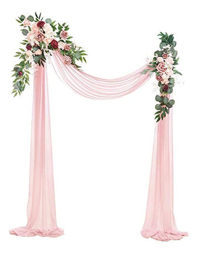 Ling's Moment Artificial Flower Kit for Wedding Arch 0