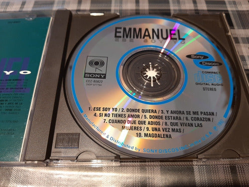 Emmanuel - Ese Soy Yo - Cd Import Usa Impecable 3