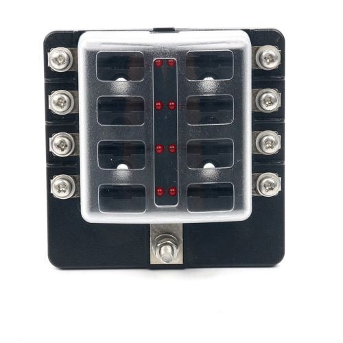 ATC ATO Circuit Car Fuse Terminal Box - 8 Terminals 1