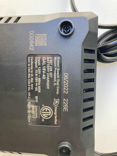 Bosch 18V Battery Charger 120V 3