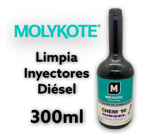 Molykote Pack of 3 Diesel Injector Cleaner Chem 10 x 300ml 1