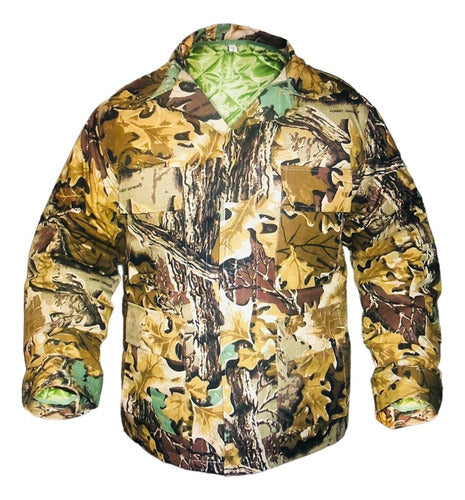 Forest Camisaco Camuflado Hoja Y Bosque Seco Calidad Forest 0