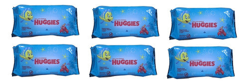 Toallas Humedas Huggies Cuidado 4 En 1 X 80 Pack X 6 Unidad 1