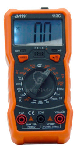 Electro 770 Combo Tester Multimeter Baw 113C + Clamp Meter Mt87 2