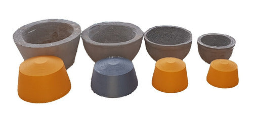 METAESTAMPA X4 Complete 3D Pot Bowl Molds Nº12 Nº15 Nº20 Nº22 0