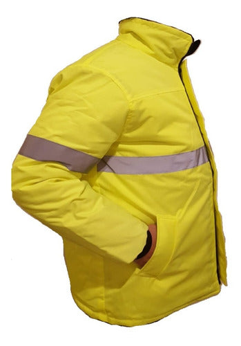 Uniformes Porcell Reflective Fluorescent Work Jacket High Visibility 1