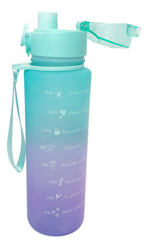 AS Sports Bottle Spill-Proof 600 Ml with Spout and Strap BPA Free! 0