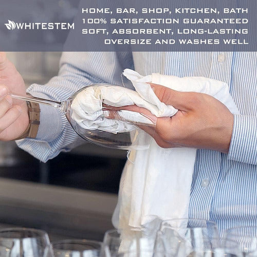 Whitestem Flour Sack Dish Towels | 28x28 | Pack of 12 4