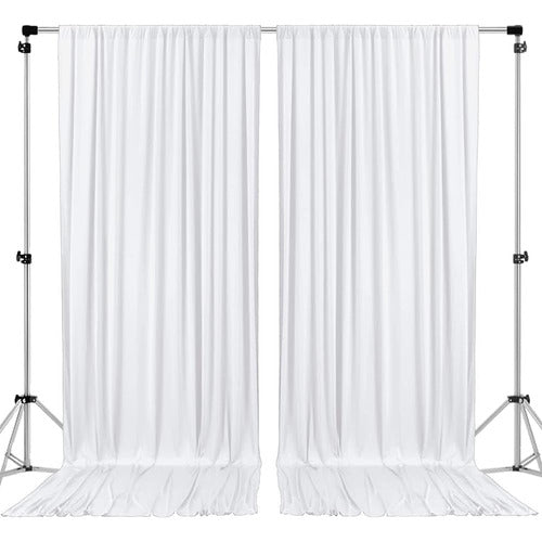 Ak Trading Co. 10 Feet X 10 Feet Polyester Backdrop Curtains 0