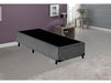 Base Cama Box Solteiro Suede Cinza - 78x188x39 1