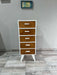 Solid Pine Wood 5-Drawer Chest of Drawers Chifforobe 40 cm 3