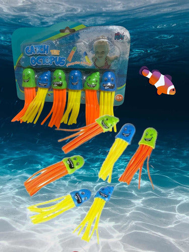 Pulpitos Pulpo Acuaticos Para Jugar Pileta Bañera Piscina Y+ 3