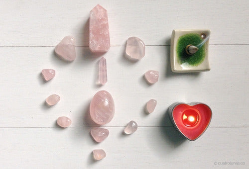 Rose Quartz, The Stone of Love - Artisan Handmade Family Light Dispelling Gemstone 8