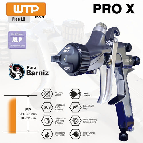 WTP Tools Pro X Nozzle Set - Pico + Aguja + Boquilla 1