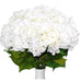 Jiftok 10pcs Hortensia Blanca Flores Artificiales Para Decor 0