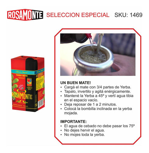 Rosamonte Special Selection Yerba Mate 500g x 10 3