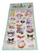 MIC Glitter Kuromi My Melody Cushioned Stickers - Sanrio 3