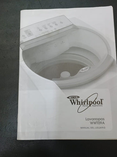 Whirlpool Tapa Superior Lavarropas WWT09A Original 2