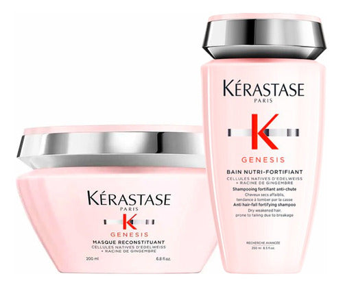 Kerastase Genesis Bain Nutri + Máscara Tratamiento Anticaída 0