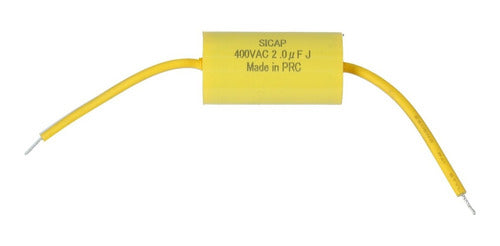 Capacitor Caramelo Monofasico 2uf/400v Arranque Ventilador 0