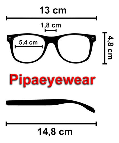 Pipaeyewear Anteojo Pipa - Armazon Marco Apto Lentes Recetados NY107 5